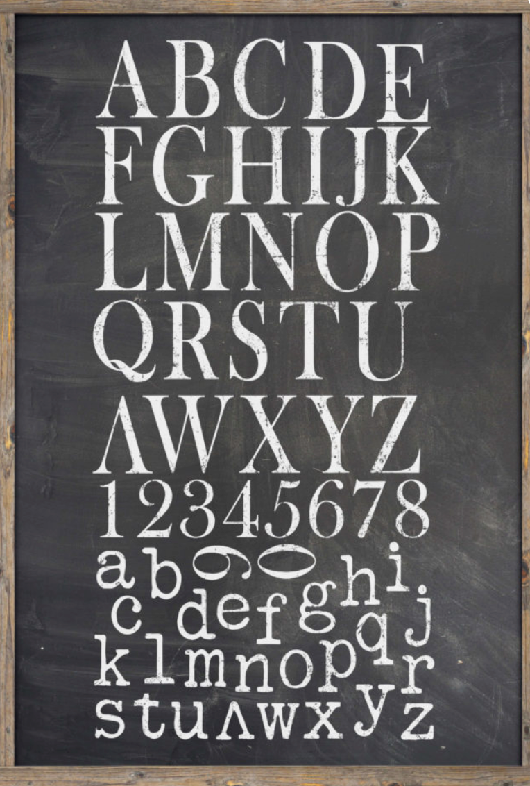 Typesetting 12x12 Decor Stamps™ - The Weathered Shed