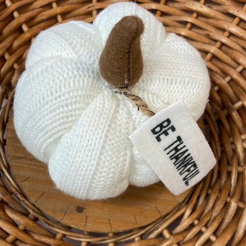 Knit Pumpkin 4"