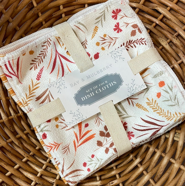 Fall Dish Towel Set of 4