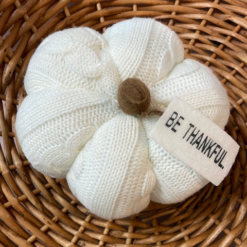 Knit Pumpkin 6"