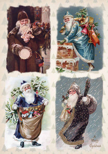 Old World Santas - Decoupage Paper
