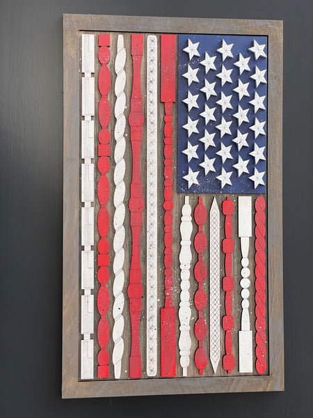 DIY Kit - American Spindle Flag