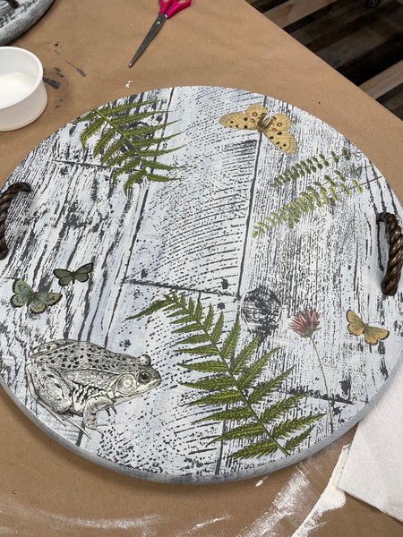 In Store Workshop - Faux Barn Wood Botanical Tray Oct. 11 6pm to 8pm