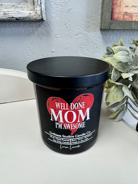 Well Done Mom Candle