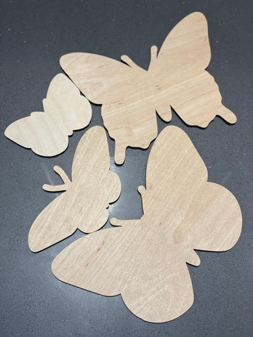 Butterfly Cutouts (Set of 4)