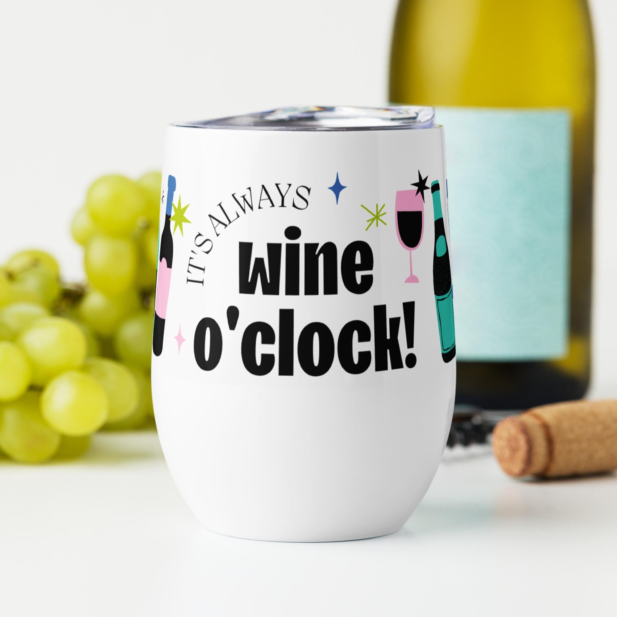 Wine O'Clock Wine Tumbler