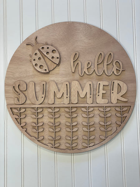 DIY Kit - Hello Summer Door Hanger