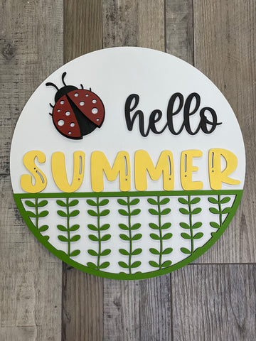 DIY Kit - Hello Summer Door Hanger