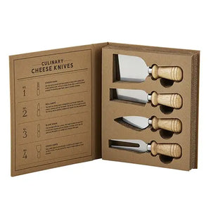 Cardboard Book - Cheese Knives