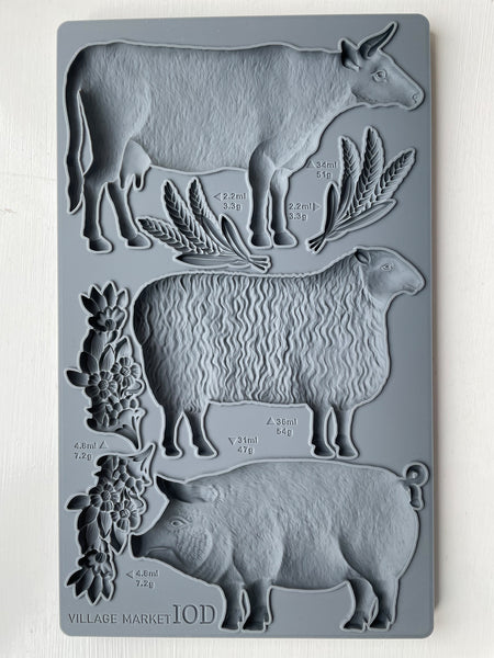 Village Market 6X10 IOD Moulds