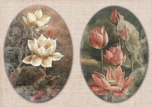 Dainty and the Queen Lotus - Decoupage Paper