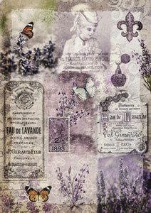 Old Lace & Lavender - Decoupage Paper