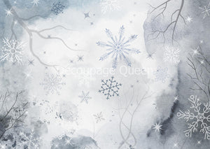Forest Lore Snowflake Dream - Decoupage Paper