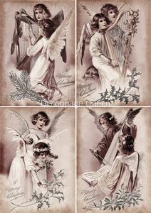 Choral Angels - Decoupage Paper