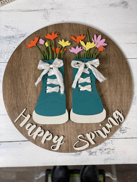 DIY Kit - Spring Boots Door Hanger