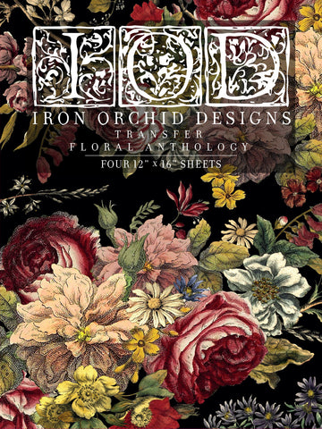 Floral Anthology IOD Transfer 12x16 Pad