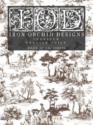 English Toile IOD Transfer 12x16 Pad