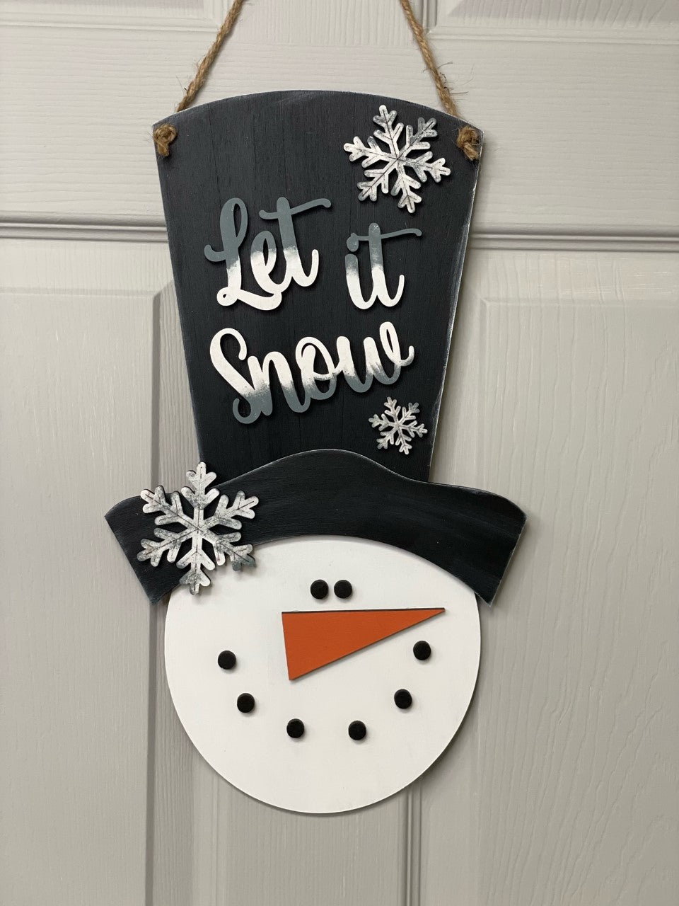 DIY Kit - Let it Snowman Door Hanger