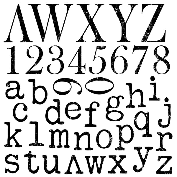 Typesetting 12x12 Decor Stamps™ - The Weathered Shed