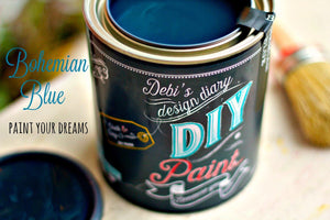 Bohemian Blue DIY Paint