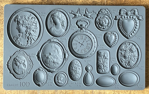Cameos 6X10 IOD Moulds