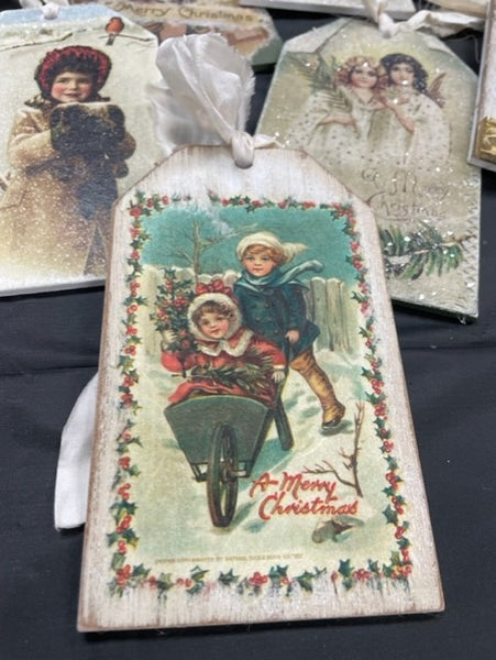 In Store Workshop - Vintage Christmas Tags Thursday, Dec. 7  6pm to 7:30pm